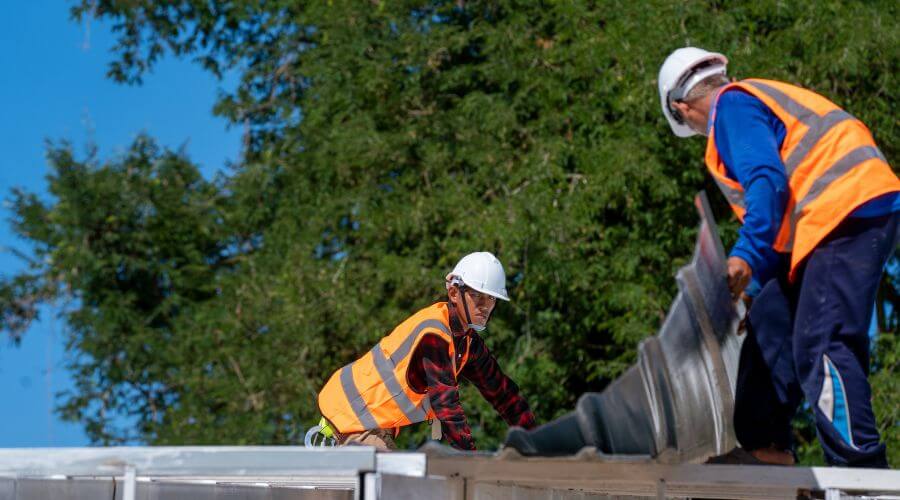 Professional metal roof installation in Sherwood, WI